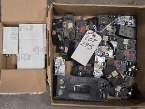 2 BOXES OF BREAKER SWITCHES
