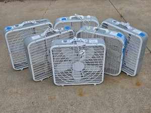 SIX 20 BOX FANS