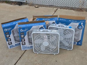 SIX 20 BOX FANS