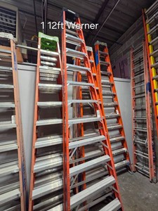 ONE 12 FT LOUISVILLE LADDER