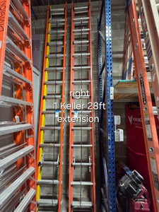 ONE 24 FT WERNER EXTENSION LADDER