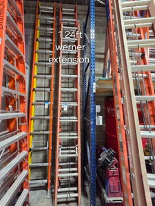 ONE 24 FT WERNER EXTENSION LADDER