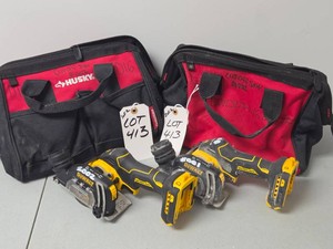 TWO CORDLESS CUT OFF TOOLS