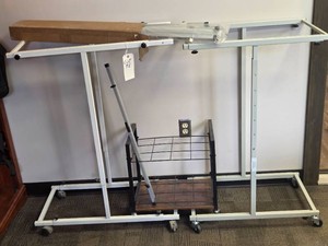BLUEPRINT MOBILE RACKS, CLIPS AND DIVIDED RACK.