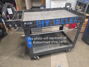 LARGE RUBBERMAID SHOP CART