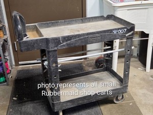 SMALL RUBBERMAID SHOP CART