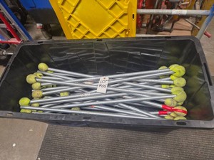 SPAULDING STICKS IN HEAVY DUTY TOTE