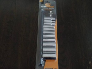 Gear Wrench 11 pc SAE  6 pt Deep So...