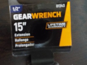 Gear Wrench 15 Extension...