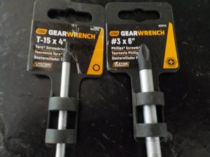 Gear Wrench Torx Screw Drivers T-15...