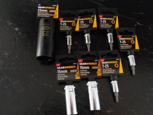 Gear Wrench Torx Bit Sockets and De...