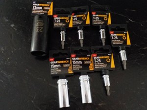 Gear Wrench Torx Bit Sockets and De...