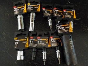 Gear Wrench Torx Bit Sockets and De...