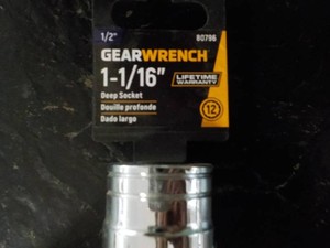 Gear Wrench 12 x 1 116 Deep Sock...