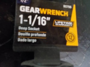 Gear Wrench 12 x 1 116 Deep Sock...