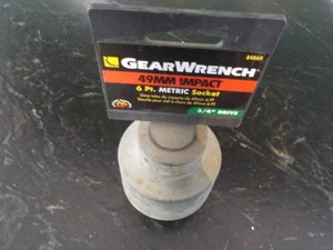 Gear Wrench 49 MM Impact 6 pct Metr...