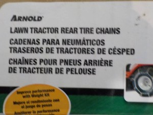 Arnold Lawn Tractor Rear Tire Chain...