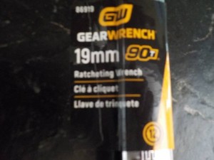 Gear Wrench 19 MM Ratcheting Wrench...