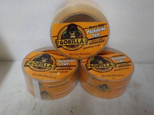 3 rolls Gorilla 1.88 x 40 yards Cl...