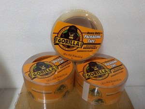 3 rolls Gorilla 1.88 x 40 yards Cl...