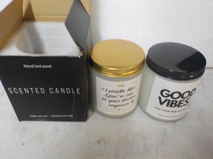 2 Scented Candles...