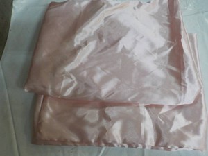 Pink Satin Pillowcases...
