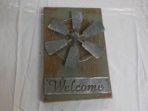 WoodMetal Welcome Sign 7 x 11...