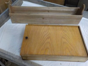 2 Wood Boxes 24 and 17 Long...