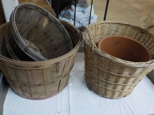 Lot of Baskets and Planters...