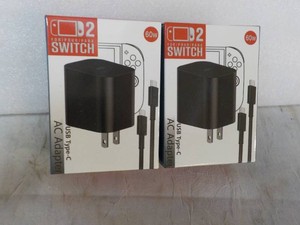 2 USB Type C-AC Adapters...