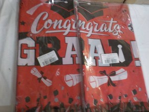 2 Congratulations Tablecloths...