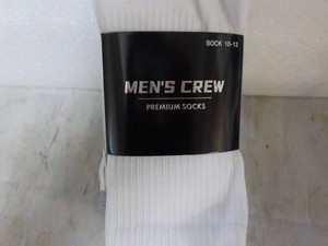 4 pair Mens Crew Socks size 10-13...
