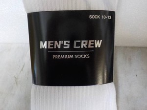 4 pair Mens Crew Socks size 10-13...