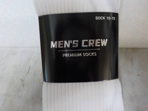 4 pair Mens Crew Socks size 10-13...