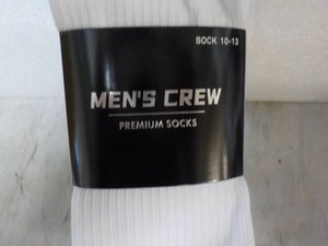 4 pair Mens Crew Socks size 10-13...