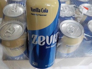 12 pack Zevia 16 oz Cans Vanilla Co...