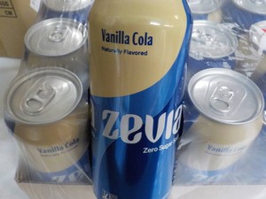 12 pack Zevia 16 oz Cans Vanilla Co...