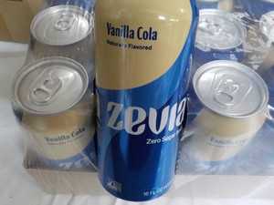 12 pack Zevia 16 oz Cans Vanilla Co...