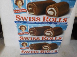 3 pkgs Little Debbie Swiss Rolls b...