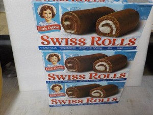 3 pkgs Little Debbie Swiss Rolls b...
