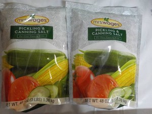 2 bags Mrs. Wages 3 lb. each Pickli...