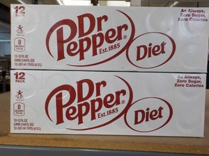 2 Diet Pepper 12 packs...