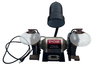 RYOBI 6 Thin Line Bench Grinder in Good Working Condition