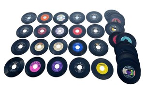 45 RPM Vinyl Record Lot (60 Records)