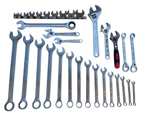 Craftsman Wrench Lot Plus Great Neck, SEARS, Thorsen, and Power-Kraft