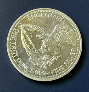 1985 Engelhard American Prospector 1 Troy Ounce .999 Fine Silver Round