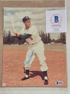BECKETT AUTHENTICATED 8X10 AUTOGRAPHED PHOTO GINO CIMOLI
