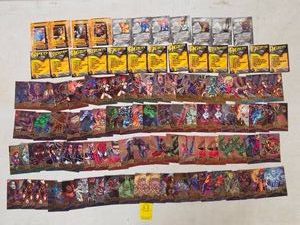 MARVEL METAL, POWER RANGERS, MAGIC TRADING CARDS.