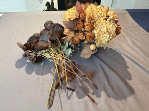 Beautiful Floral Display and Flower Arranging Items with Butterflies