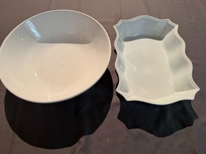 13 Williams and Sonoma Pasta Bowl and 13 x 9 Denmark Porcelain Serving Dish